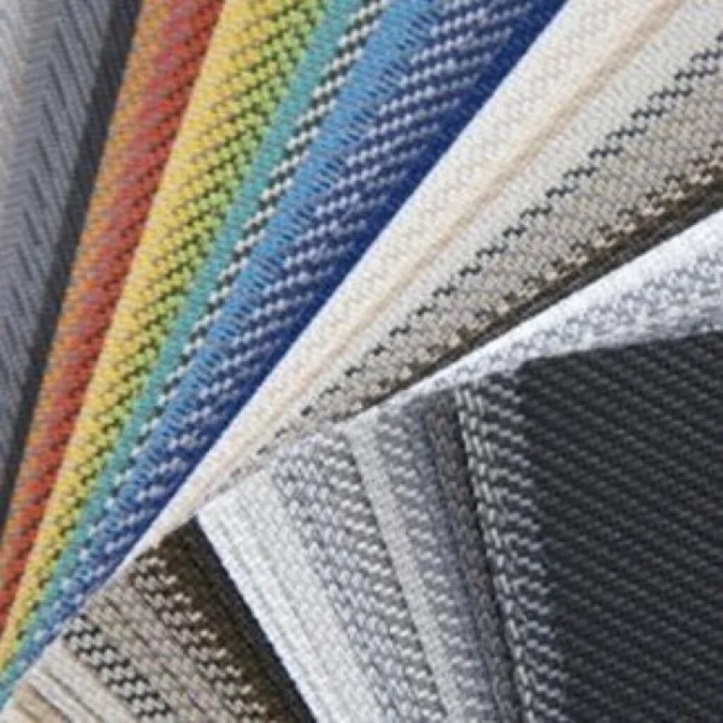 Kleurenpallet van screendoeken